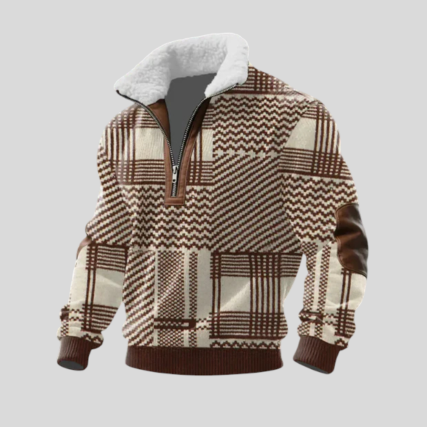 Stipe - Vunena Majica S Visokim Ovratnikom Od Flisa