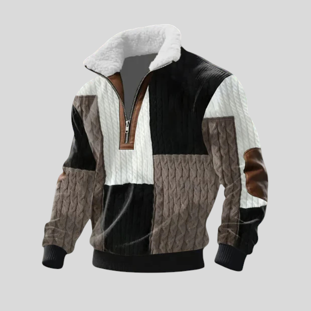 Stipe - Vunena Majica S Visokim Ovratnikom Od Flisa