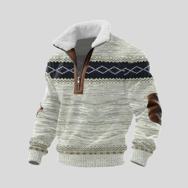 Stipe - Vunena Majica S Visokim Ovratnikom Od Flisa