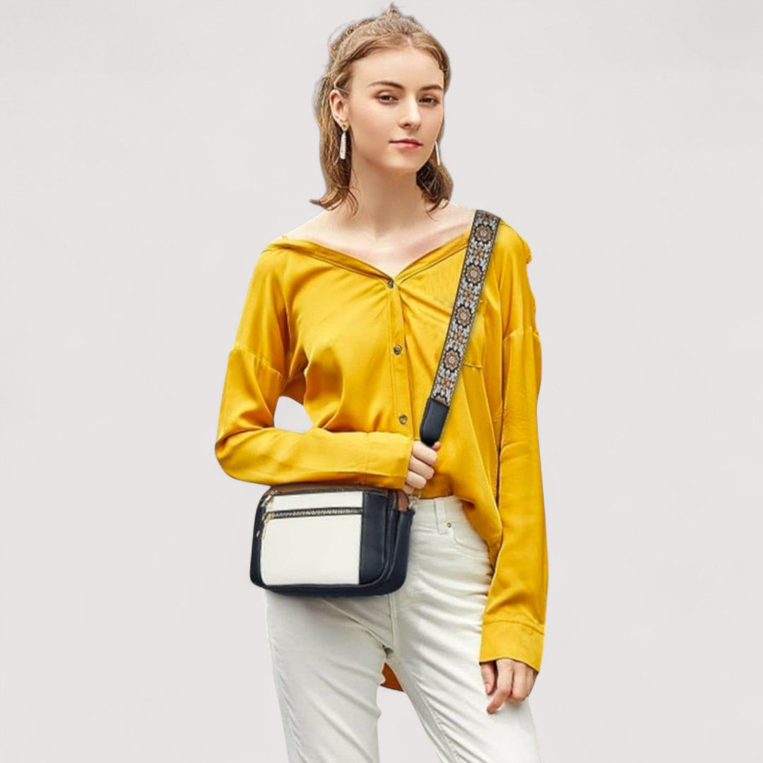 Sabina™ | Elegantna kožna torba preko ramena