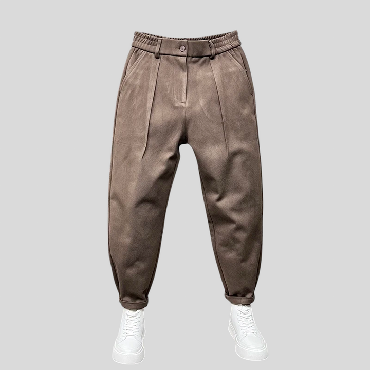 Marcello - Elegantne Hlače Melange