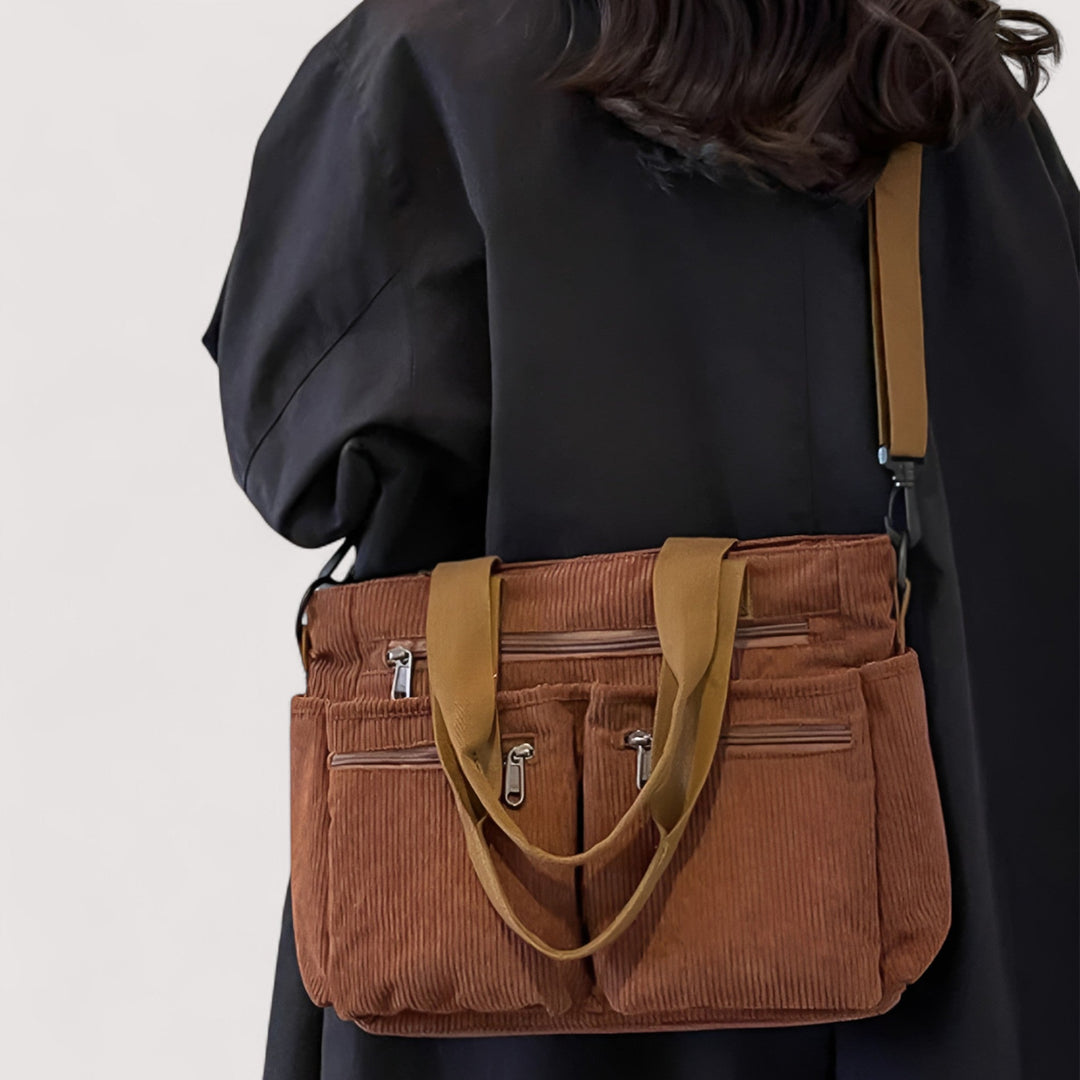 Selma™ | Prostrana torba preko ramena od samta